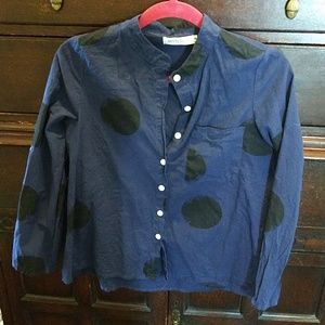 Polka Dot Button Up